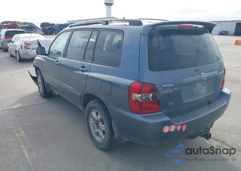 2007 Toyota Highlander V6 from USA, damaged, VIN JTEGP21A270131353
